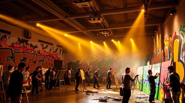 Graffeur : l'énergie créative au coeur de vos événements